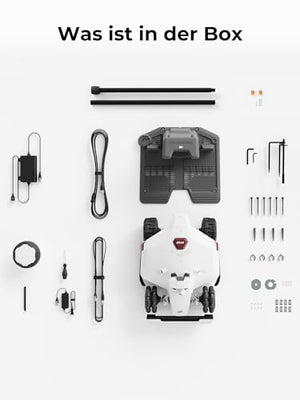 MAMMOTION LUBA 2 AWD 5000 Mähroboter ohne Begrenzungskabel für Rasenflächen bis 5000 m², Rasenmäher Roboter 3D Vision+RTK Fusion-Mapping, 80% Steigung, Schnitthöhe 25-70mm, Schnittbreite 40cm