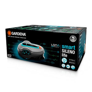 Gardena Mähroboter smart SILENO Life 1500 m² Set: Innovative LONA AI-Technologie, Steuerung per App, SensorControl, für Steigungen bis zu 35 Prozent, inkl. smart Gateway, DE-Version (19704-60)