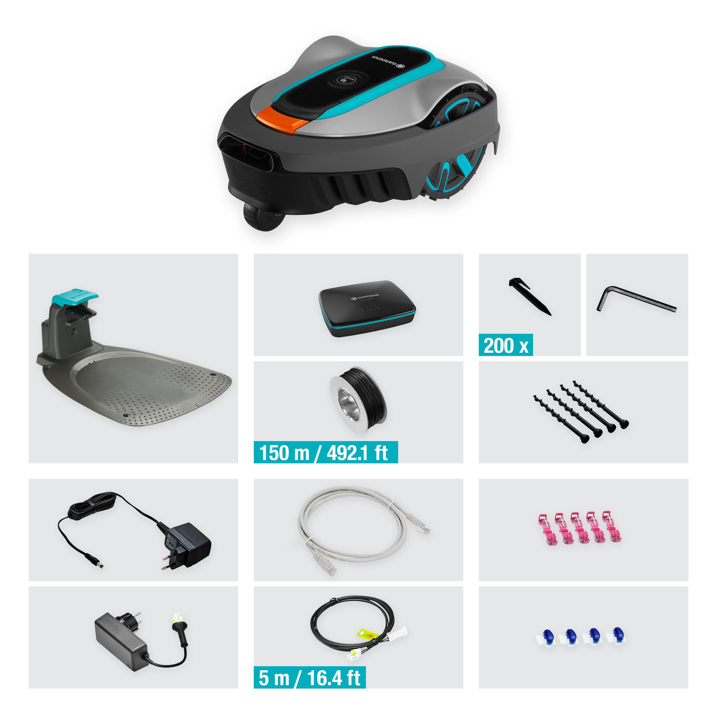 Gardena Mähroboter smart SILENO City 400 m² Set