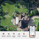 Navimow i105E Mähroboter ohne Begrenzungskabel 500 m², RTK+Vision Rasenmäher Roboter, KI Automatische Kartierung, Virtuelle Begrenzung, Mehrzonen-Management