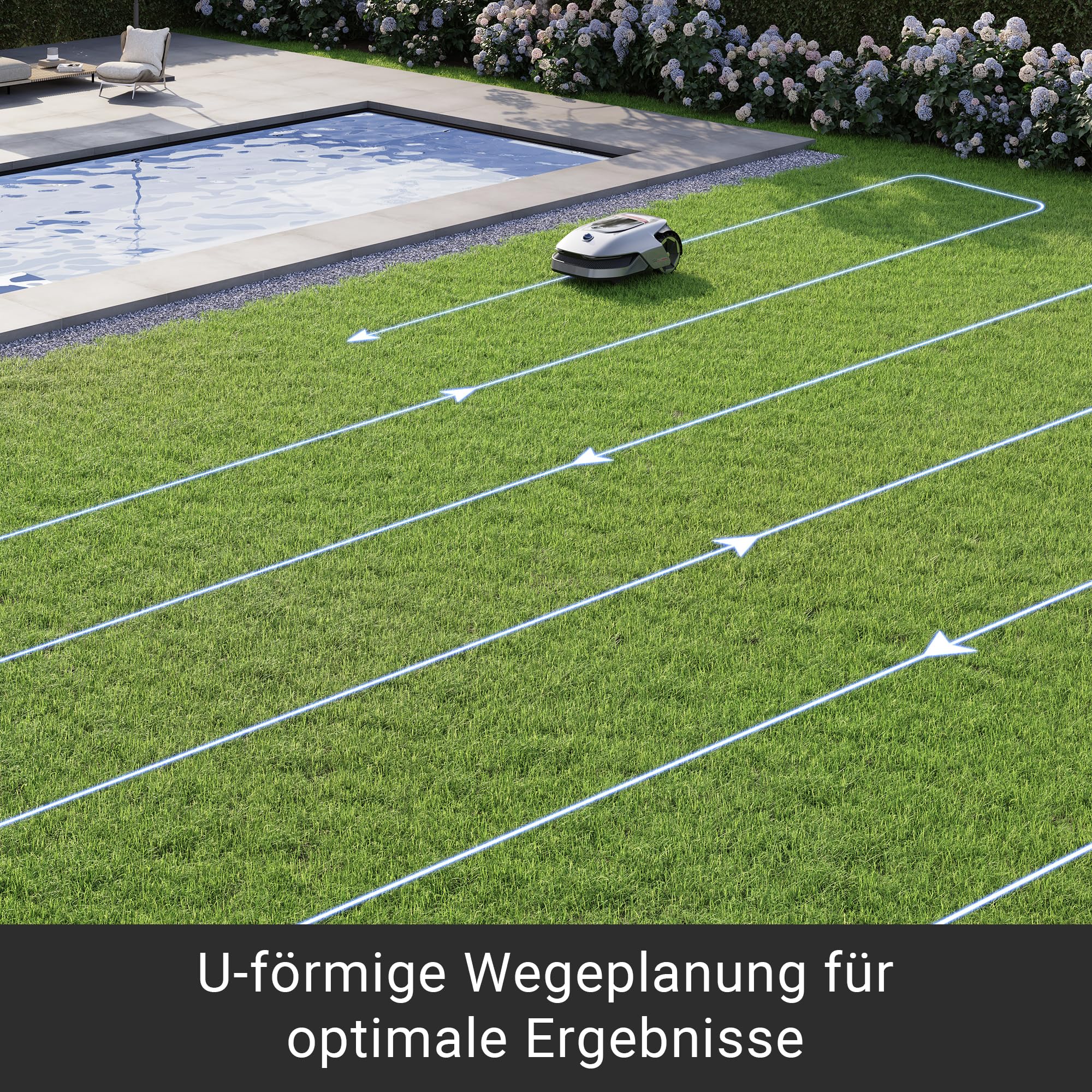 Dreame Intelligent Mähroboter Mower A1, Rasenmäher Roboter, App-Steuerung, OmniSense-Technologie, Intuitives Bereichsmanagement, Intelligente Hindernisvermeidung